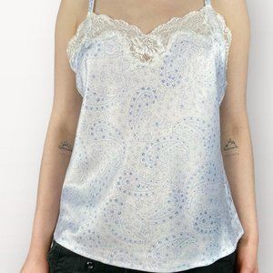 Ralph Lauren Camisole Top in Blue Paisley